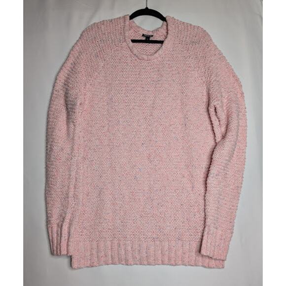 TORRID Pink blue speckled long oversized cozycore sweater Size 1X Soft Girl - Picture 1 of 7